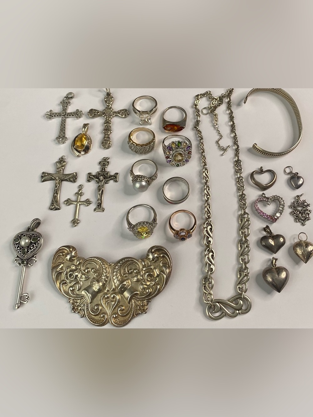 Sterling Silver Lot 155 Grams Resale Wearable 925 Jewelry